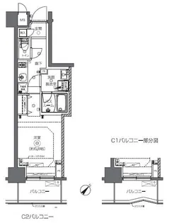ZOOM日本橋馬喰町【8階】の間取り