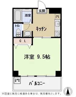 グローリーハイツ志水【3階】の間取り