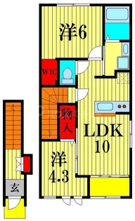 サンフォレスタ【2階】の間取り