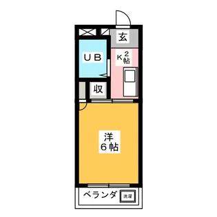 コーポM・A・S【2階】の間取り