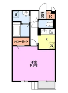 ルピナスII【1階】の間取り