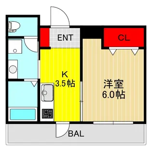 モアナ・ティアレ【1階】の間取り