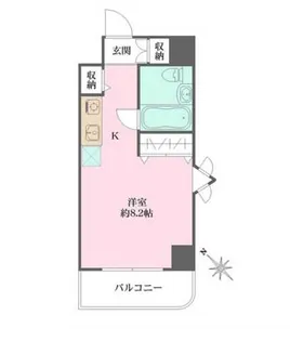 サイプレス北新宿【4階】の間取り