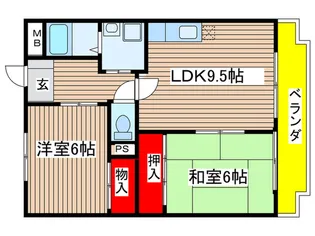 ロイヤルプレジオ2【2階】の間取り