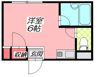 ビルシャナ豊秀II【3階】の間取り