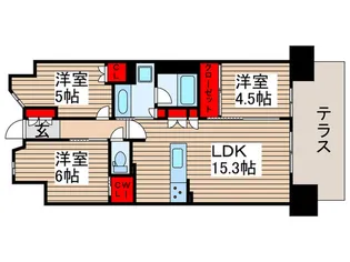 オハナ柏タナカパークフロント【1階】の間取り