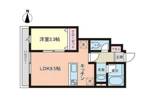 PREMORY名取駅前A【1階】の間取り