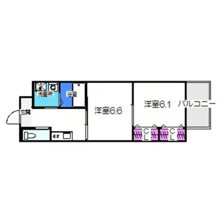 blance abiko【8階】の間取り