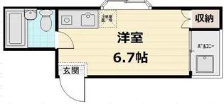 コーポなぎ【2階】の間取り
