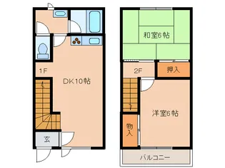 メゾン東浜の間取り