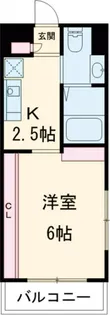 リビナ奥村【3階】の間取り