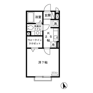 クレール四季彩の丘壱番館【1階】の間取り