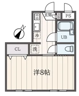 ソリッドリファイン志村坂上【1階】の間取り