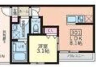 lirioII【3階】の間取り