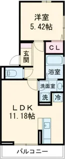 ロイヤルレジデンスA【2階】の間取り