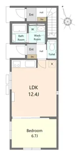 住吉コート【1階】の間取り