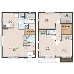 エルメゾンハル A棟の間取り