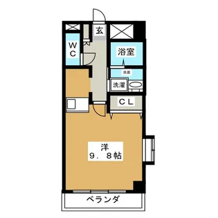 AVANZAR尾頭橋【1階】の間取り