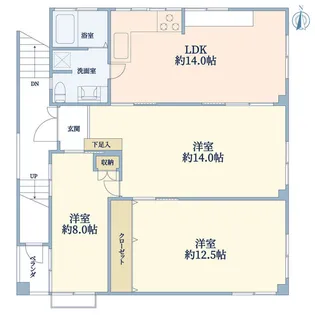 渡辺ビル【2階】の間取り