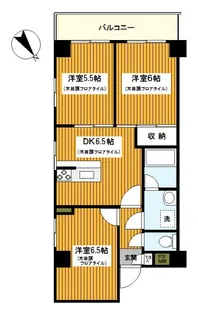 プチメゾンランセル【4階】の間取り