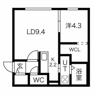 WINNISIDE(ウィニーサイド)【1階】の間取り