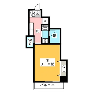 プラチナコート戸塚【4階】の間取り