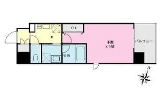 Urban Link大森海岸【5階】の間取り