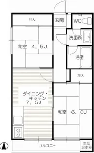 メィゾン昌明【2階】の間取り