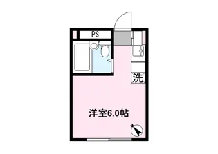 サンハイツ富久【1階】の間取り