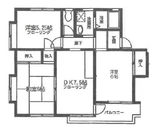 しゅがあはうす3番館【2階】の間取り