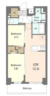 S-RESIDENCE東浦和【2階】の間取り