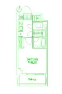 ザ・レジデンス・オブ・トーキョーSO03【7階】の間取り