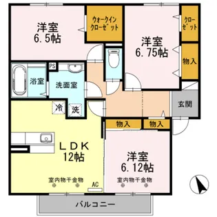 クオーレ【2階】の間取り