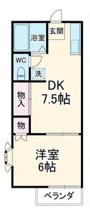 ファミーユ伊勢原【2階】の間取り