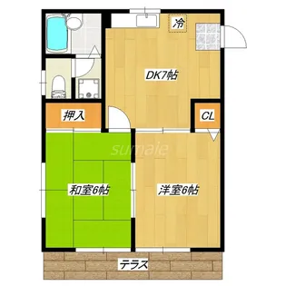メゾン タケノウチ【2階】の間取り