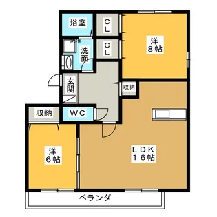 ルミナス【3階】の間取り