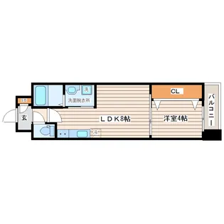 シェルグランデ泉中央【5階】の間取り