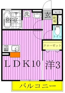 ラピュタ【3階】の間取り