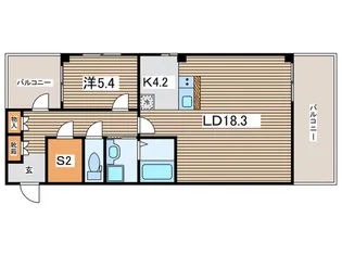 長正日吉ビル【3階】の間取り