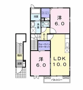 ヴィオラA【2階】の間取り