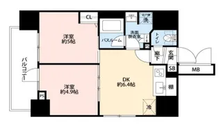 フェニックス板橋大山【6階】の間取り