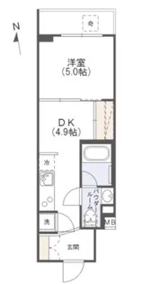 ジーベック馬込【2階】の間取り