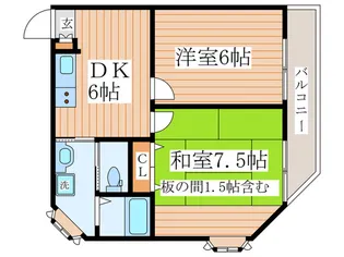 ランパ-ツ芝久保【2階】の間取り