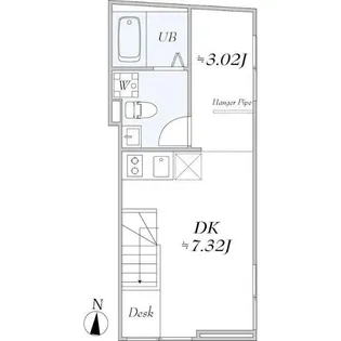 LaLa CUBE(ララ キューブ)【2階】の間取り