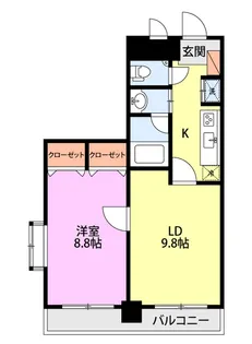 フィール白山公園【4階】の間取り