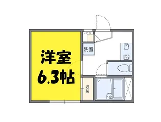 サンライズ【2階】の間取り