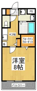 ラ・フォンテ【1階】の間取り