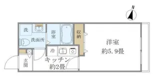 ロータス南長崎【1階】の間取り