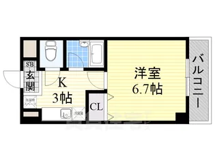 グランセピア【4階】の間取り