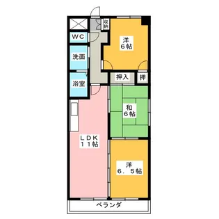 エクセルI【4階】の間取り